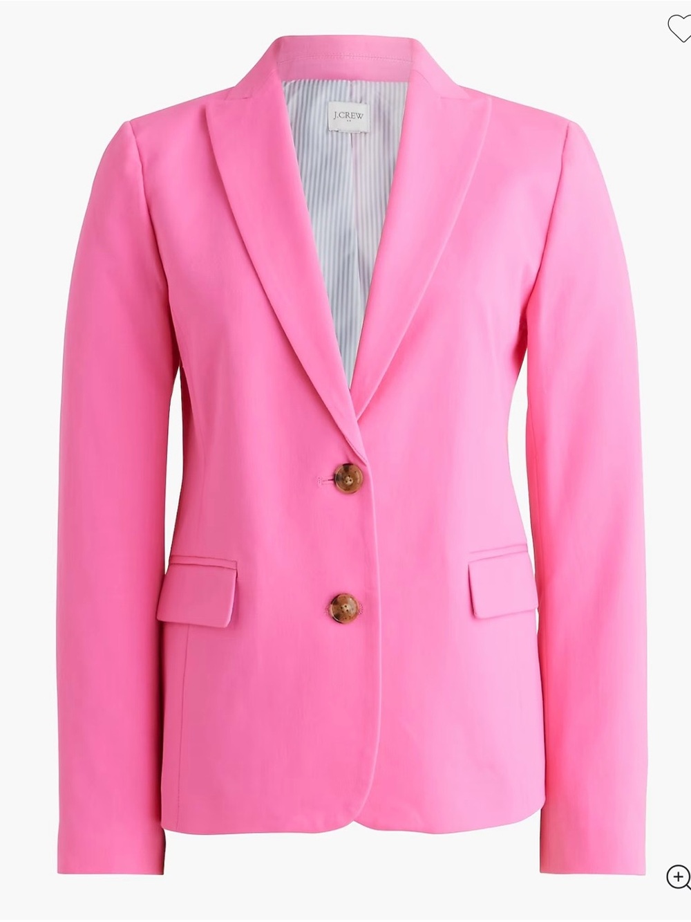 J. Crew Two-Button Blazer Bright Flamingo-10
